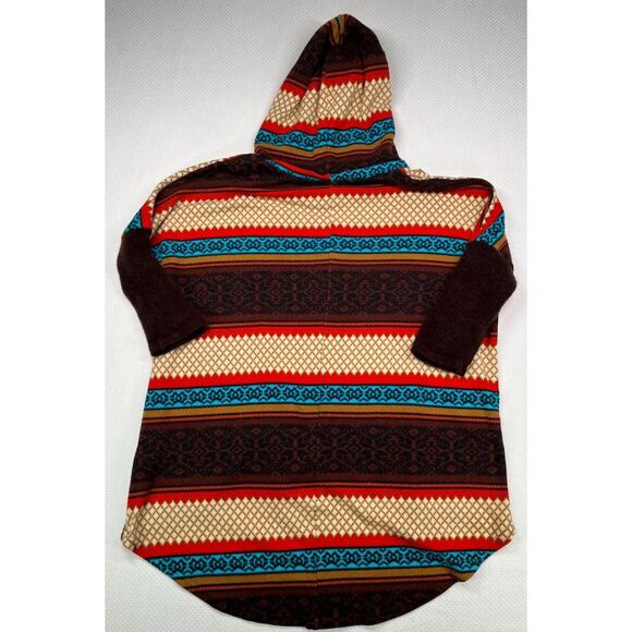 Luna Claire Women's Adorable Comfy Hi-Low Sweater Hoodie Multi-Patterned Size M - Picture 9 of 9